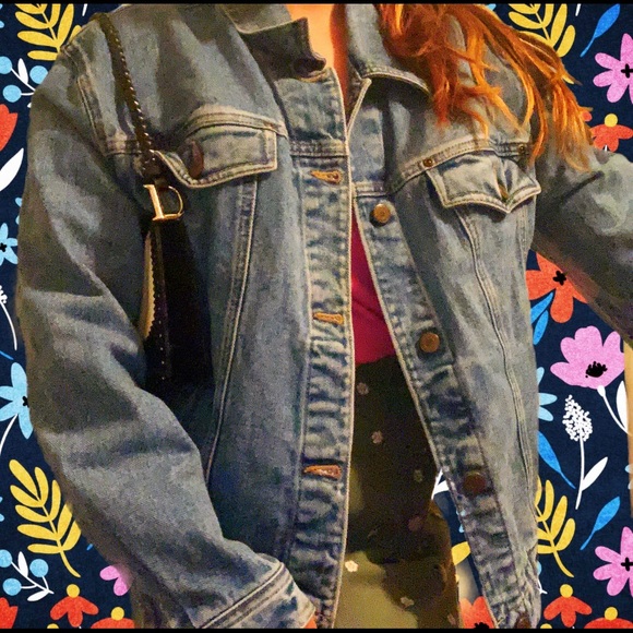 Vintage Liz Clairborne Oversized Jean Denim Jacket - Picture 4 of 7